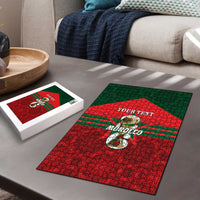 Personalized Morocco Football Puzzle 2026 Come On Atlas Lions - Wonder Print Shop