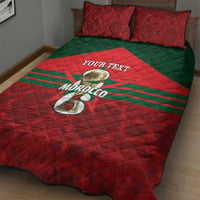 Personalized Morocco Football Quilt Bed Set 2026 Come On Atlas Lions - Wonder Print Shop