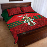 Personalized Morocco Football Quilt Bed Set 2026 Come On Atlas Lions - Wonder Print Shop
