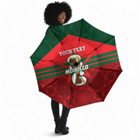 Personalized Morocco Football Umbrella 2026 Come On Atlas Lions - Wonder Print Shop