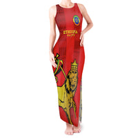 Custom Ethiopia Football Tank Maxi Dress 2024 Go Champions Walia Ibex - Wonder Print Shop