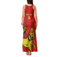 Custom Ethiopia Football Tank Maxi Dress 2024 Go Champions Walia Ibex - Wonder Print Shop