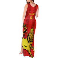 Custom Ethiopia Football Tank Maxi Dress 2024 Go Champions Walia Ibex - Wonder Print Shop