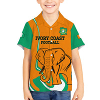 Custom Ivory Coast Football Family Matching Short Sleeve Bodycon Dress and Hawaiian Shirt 2024 Go Champions Les Elephants - Wonder Print Shop