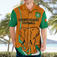 Custom Ivory Coast Football Hawaiian Shirt 2024 Go Champions Les Elephants - Wonder Print Shop