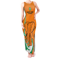 Custom Ivory Coast Football Tank Maxi Dress 2024 Go Champions Les Elephants - Wonder Print Shop