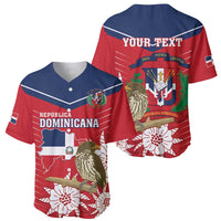 Personalized Dominican Republic Independence Day Baseball Jersey Palmchat With Map