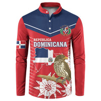 Personalized Dominican Republic Independence Day Button Sweatshirt Palmchat With Map