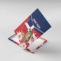 Personalized Dominican Republic Independence Day Canvas Wall Art Palmchat With Map