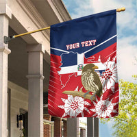 Personalized Dominican Republic Independence Day Garden Flag Palmchat With Map