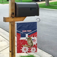 Personalized Dominican Republic Independence Day Garden Flag Palmchat With Map