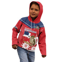Personalized Dominican Republic Independence Day Kid Hoodie Palmchat With Map