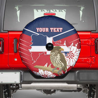 Personalized Dominican Republic Independence Day Spare Tire Cover Palmchat With Map