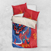 Carnival Dominicano Bedding Set Dominican Republic Diablos Cojuelos Mask