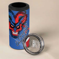 Carnival Dominicano 4 in 1 Can Cooler Tumbler Dominican Republic Diablos Cojuelos Mask