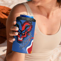 Carnival Dominicano 4 in 1 Can Cooler Tumbler Dominican Republic Diablos Cojuelos Mask