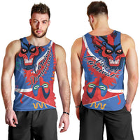 Carnival Dominicano Men Tank Top Dominican Republic Diablos Cojuelos Mask