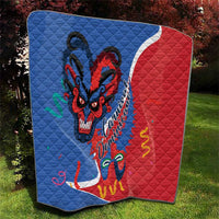 Carnival Dominicano Quilt Dominican Republic Diablos Cojuelos Mask