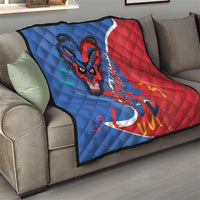 Carnival Dominicano Quilt Dominican Republic Diablos Cojuelos Mask