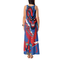 Carnival Dominicano Tank Maxi Dress Dominican Republic Diablos Cojuelos Mask