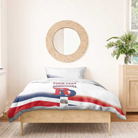 Custom Dominican Republic 2025 Baseball Bedding Set Go Champions Flag Style