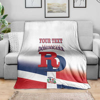 Custom Dominican Republic 2025 Baseball Blanket Go Champions Flag Style