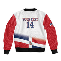 Custom Dominican Republic 2025 Baseball Bomber Jacket Go Champions Flag Style