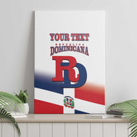 Custom Dominican Republic 2025 Baseball Canvas Wall Art Go Champions Flag Style