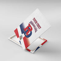 Custom Dominican Republic 2025 Baseball Canvas Wall Art Go Champions Flag Style