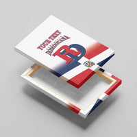 Custom Dominican Republic 2025 Baseball Canvas Wall Art Go Champions Flag Style