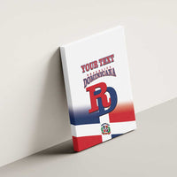 Custom Dominican Republic 2025 Baseball Canvas Wall Art Go Champions Flag Style