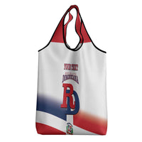 Custom Dominican Republic 2025 Baseball Grocery Bag Go Champions Flag Style
