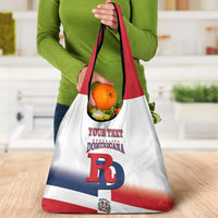 Custom Dominican Republic 2025 Baseball Grocery Bag Go Champions Flag Style