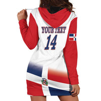 Custom Dominican Republic 2025 Baseball Hoodie Dress Go Champions Flag Style