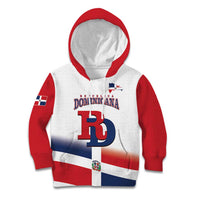 Custom Dominican Republic 2025 Baseball Kid Hoodie Go Champions Flag Style