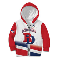 Custom Dominican Republic 2025 Baseball Kid Hoodie Go Champions Flag Style