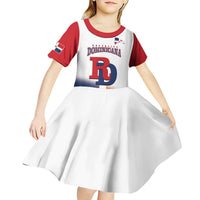 Custom Dominican Republic 2025 Baseball Kid Short Sleeve Dress Go Champions Flag Style