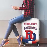 Custom Dominican Republic 2025 Baseball Luggage Cover Go Champions Flag Style