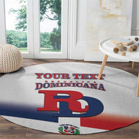Custom Dominican Republic 2025 Baseball Round Carpet Go Champions Flag Style