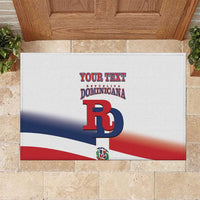 Custom Dominican Republic 2025 Baseball Rubber Doormat Go Champions Flag Style