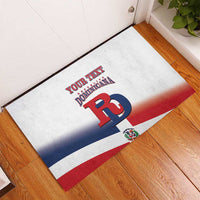 Custom Dominican Republic 2025 Baseball Rubber Doormat Go Champions Flag Style