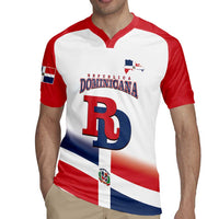 Custom Dominican Republic 2025 Baseball Rugby Jersey Go Champions Flag Style