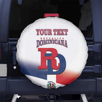 Custom Dominican Republic 2025 Baseball Spare Tire Cover Go Champions Flag Style