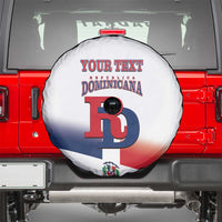 Custom Dominican Republic 2025 Baseball Spare Tire Cover Go Champions Flag Style