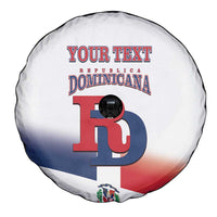 Custom Dominican Republic 2025 Baseball Spare Tire Cover Go Champions Flag Style