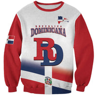 Custom Dominican Republic 2025 Baseball Sweatshirt Go Champions Flag Style