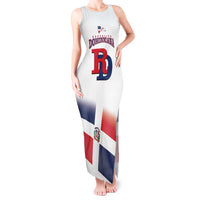 Custom Dominican Republic 2025 Baseball Tank Maxi Dress Go Champions Flag Style