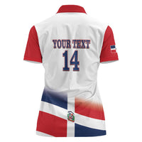 Custom Dominican Republic 2025 Baseball Women Polo Shirt Go Champions Flag Style - Wonder Print Shop