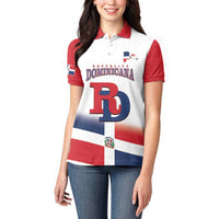 Custom Dominican Republic 2025 Baseball Women Polo Shirt Go Champions Flag Style - Wonder Print Shop