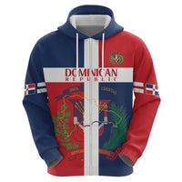 Custom Dominican Republic Football Hoodie Go Champions Flag Style